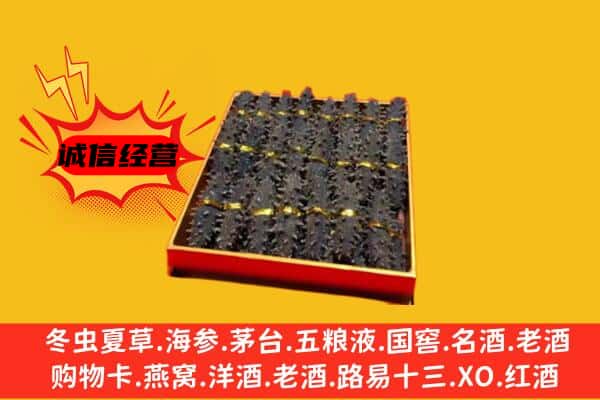 泰来县回收海参